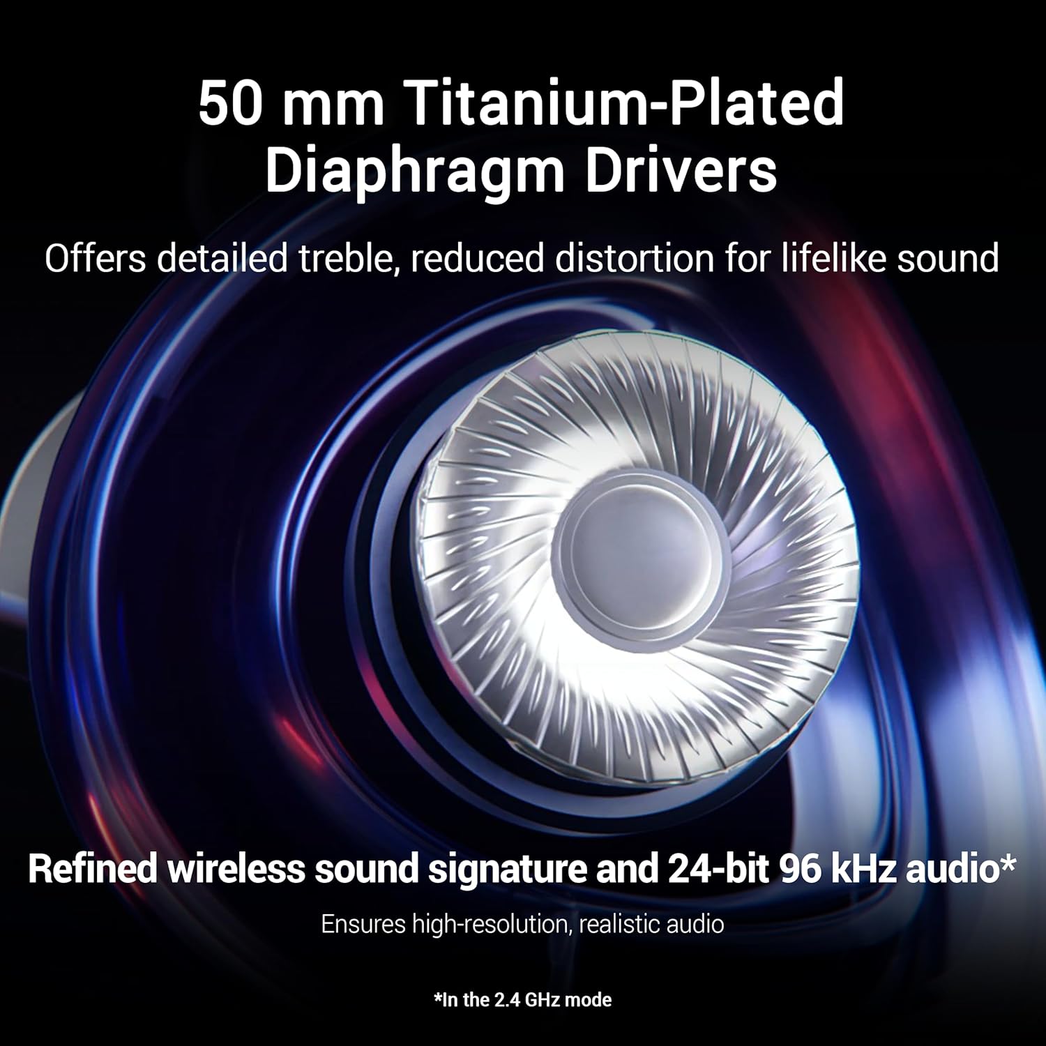 Thumbnail 1 de ASUS ROG Delta II Wireless Gaming Headset (Tri-Mode) with Detachable Mic — 2.4GHz/BT/3.5mm, White