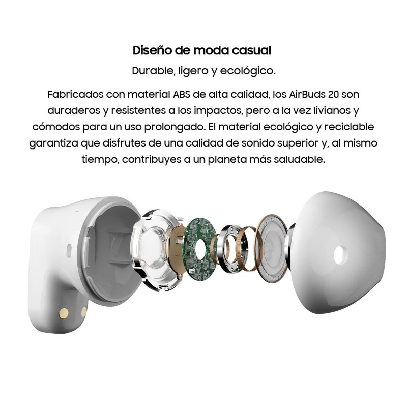 Detalle de Blackview AirBuds 20: Auriculares Bluetooth Blancos