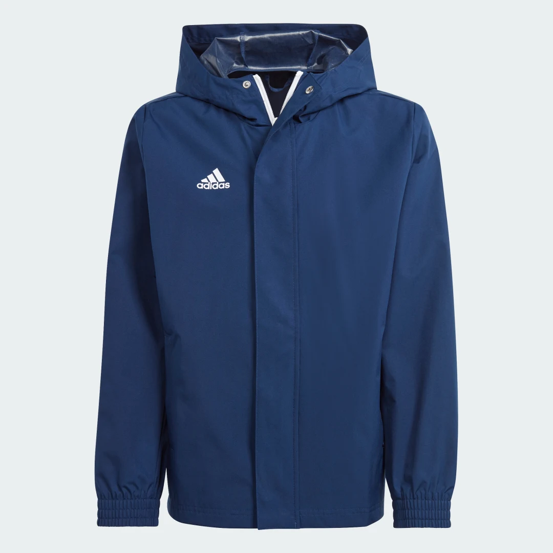 Detalle de Adidas Chaqueta Entrada 22 All-Weather – azul