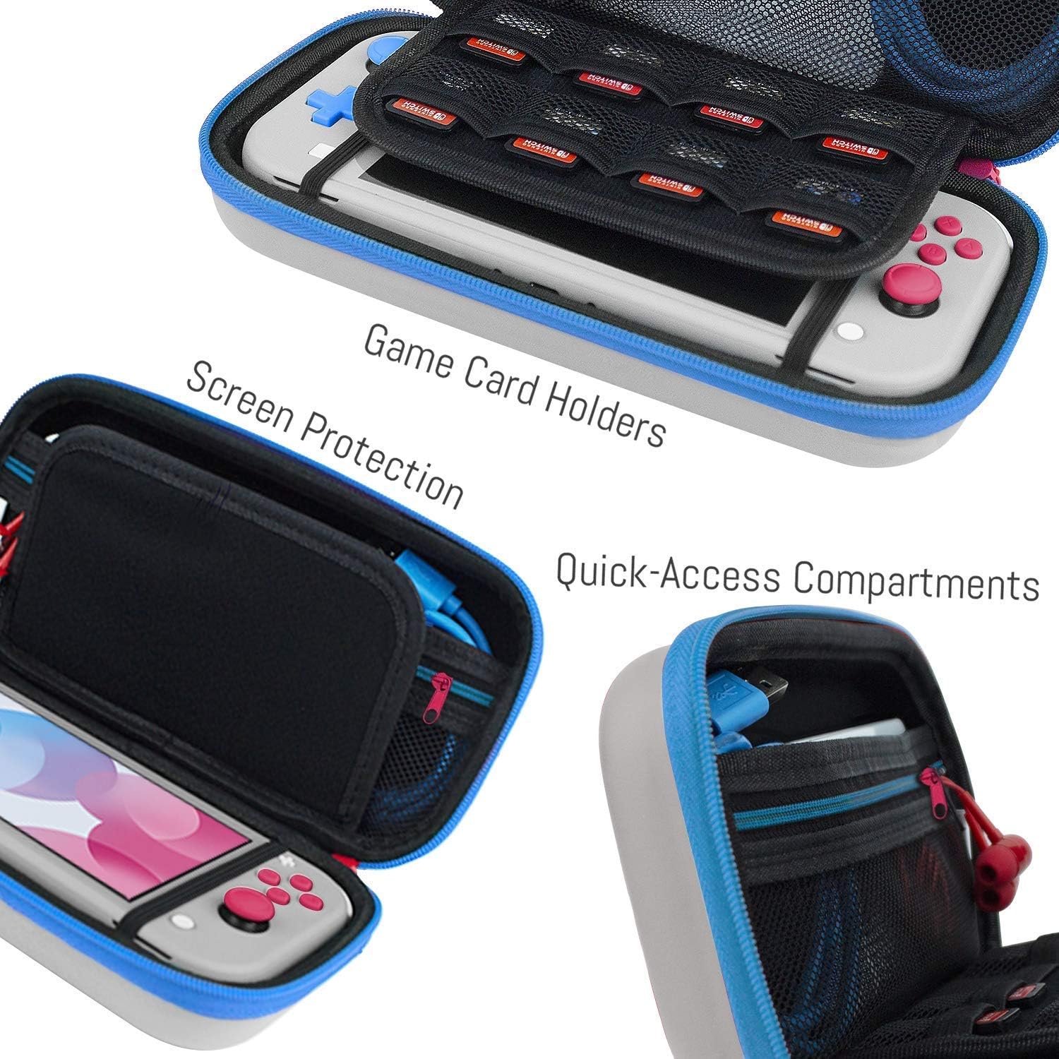 Detalle 2 de Orzly Tragetasche Switch Lite 2019 Schutzhülle