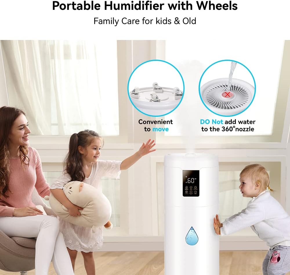 Thumbnail 4 de Humidifiers for Large Room 2000 sq.ft. 17L 💧