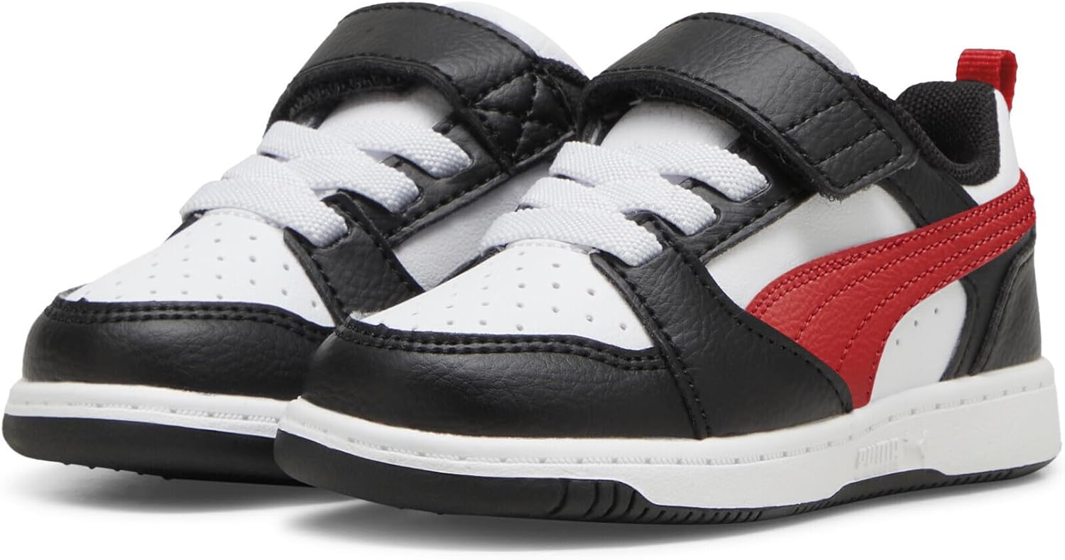 Detalle de PUMA Unisex Baby Rebound V6 Lo Ac+ InfSneaker – Kleinkind-Schuhe mit robustem Sohlsystem