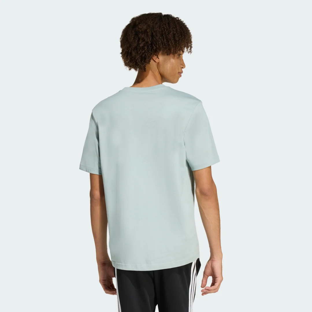 Detalle 2 de Camiseta estampada Summer Slide Trim de Adidas – verde