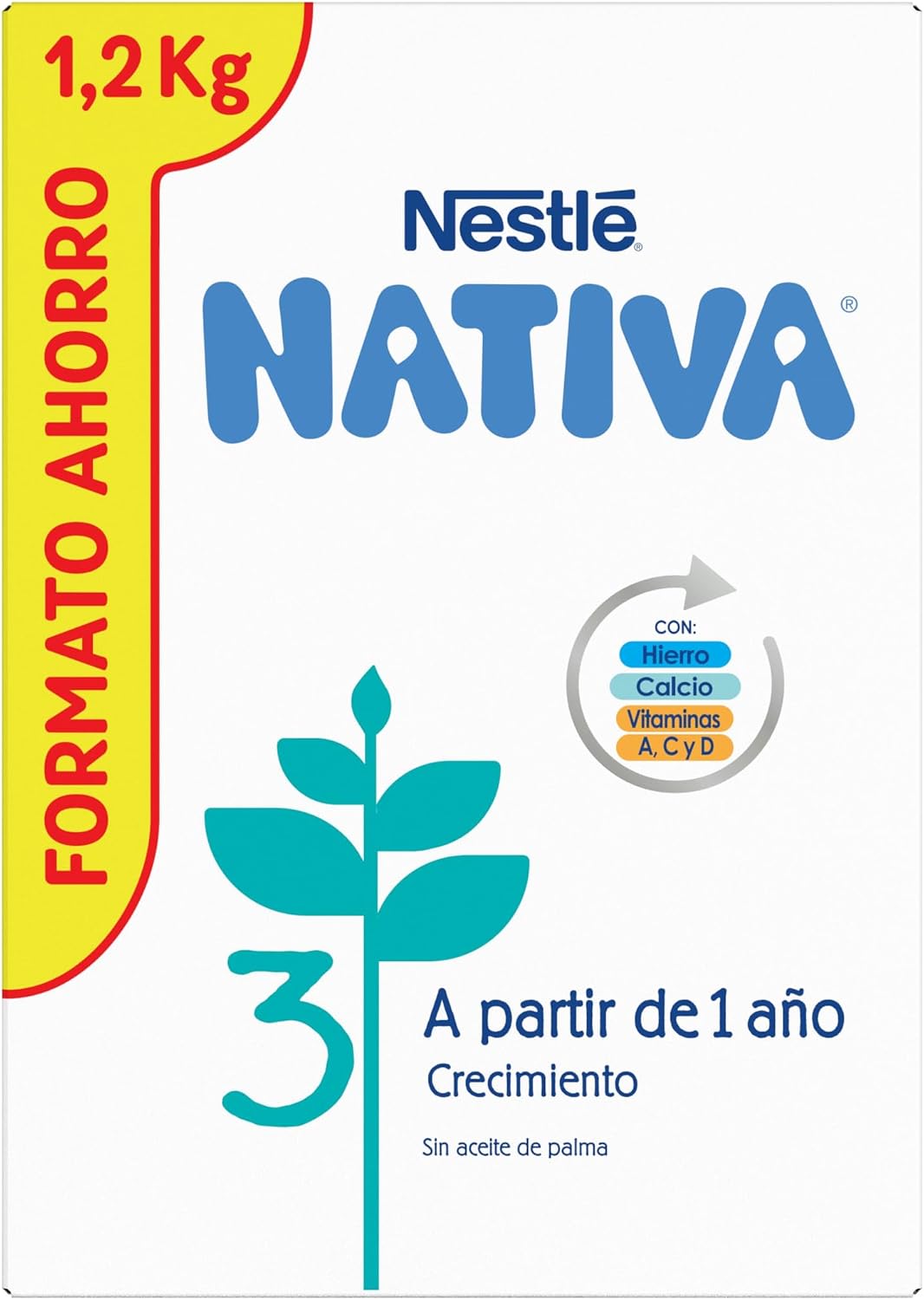 Thumbnail 2 de Nestlé Nativa 3 Leche de Crecimiento para Bebés 1200 G