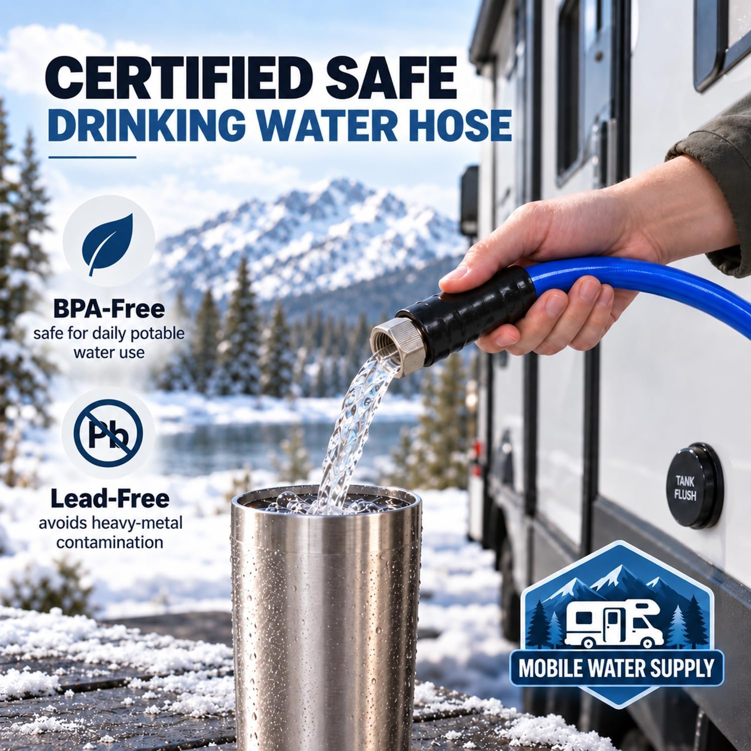 Thumbnail 4 de REHOSEUP 15 ft Heated Water Hose