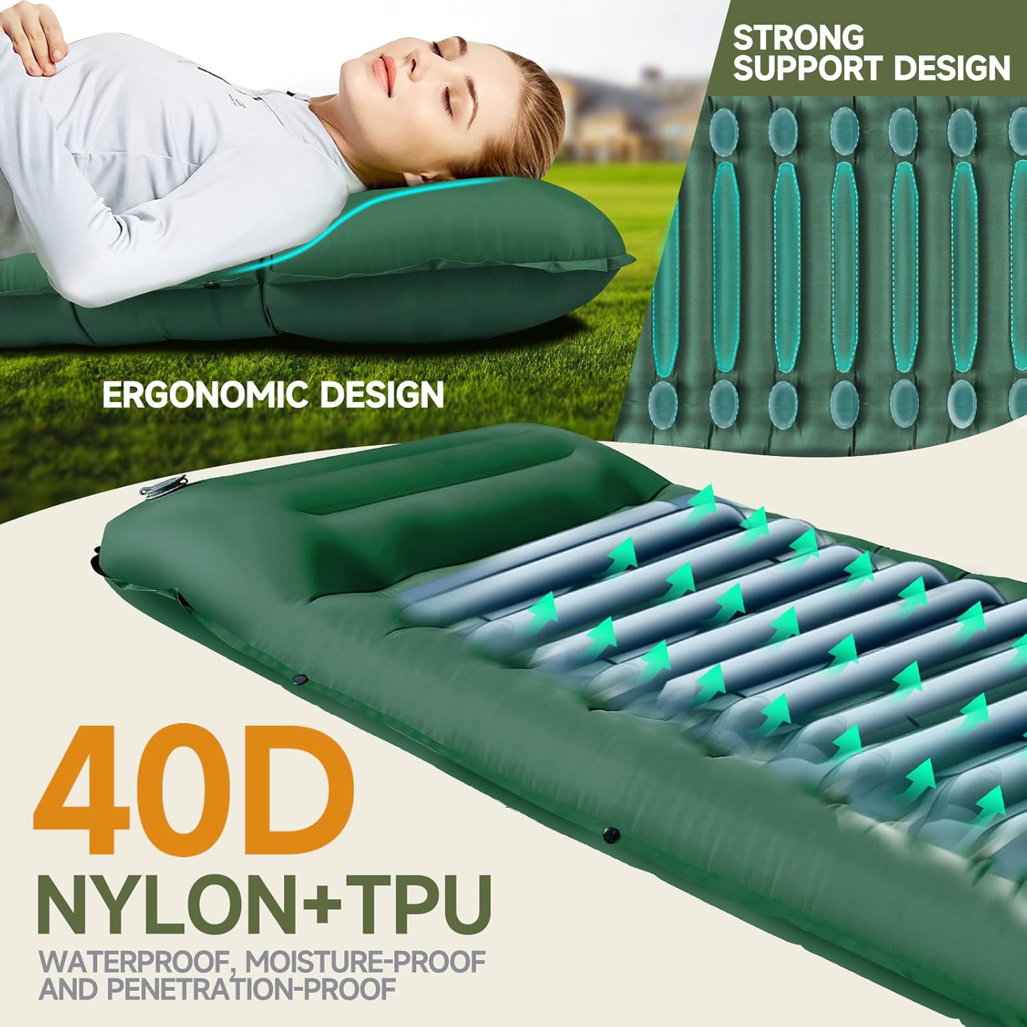 Thumbnail 1 de BLUEVER Materasso da campeggio 14 cm 🌲