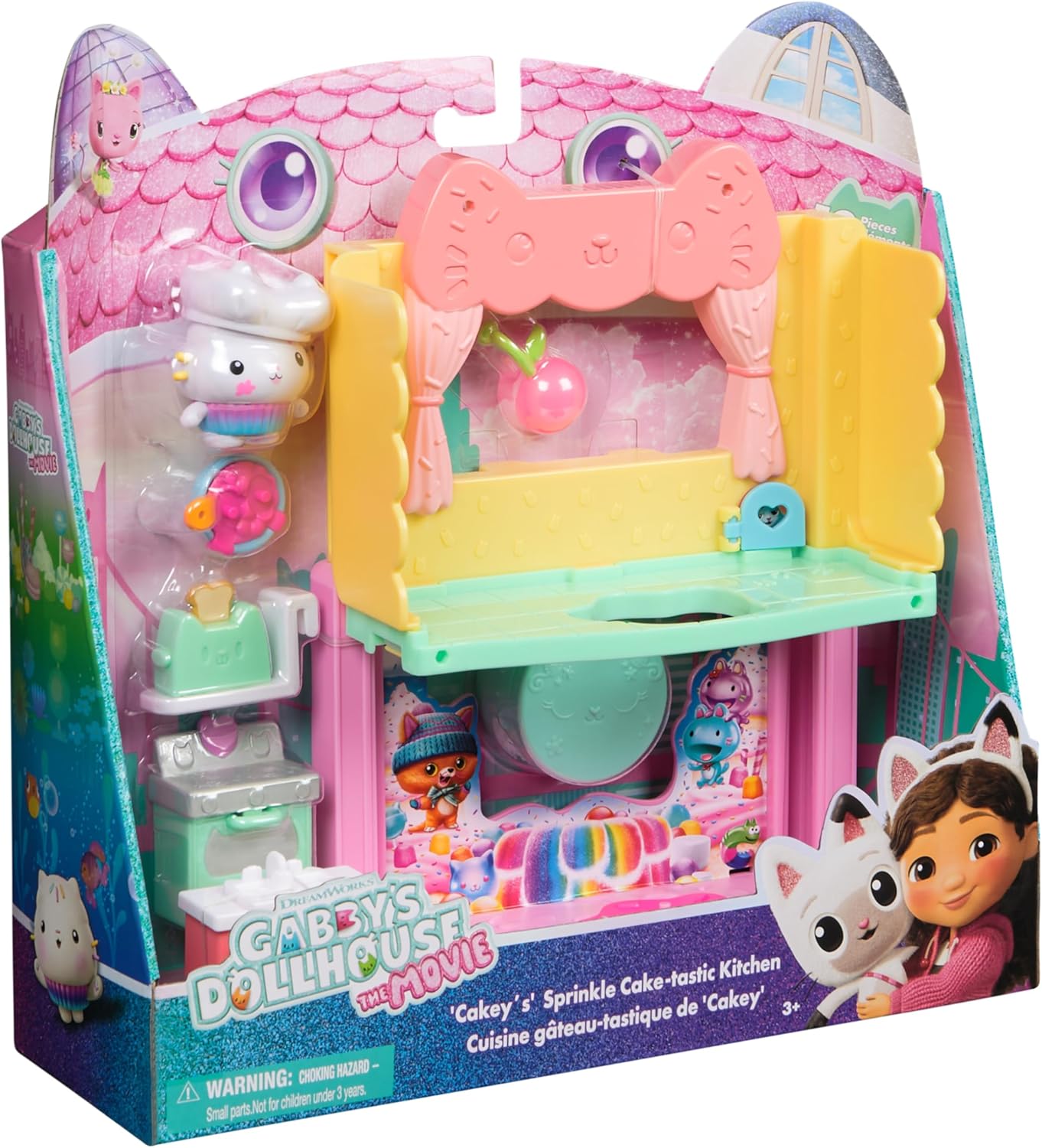 Detalle de Gabby’s Dollhouse Cakey’s Cake-tastic Kitchen playset