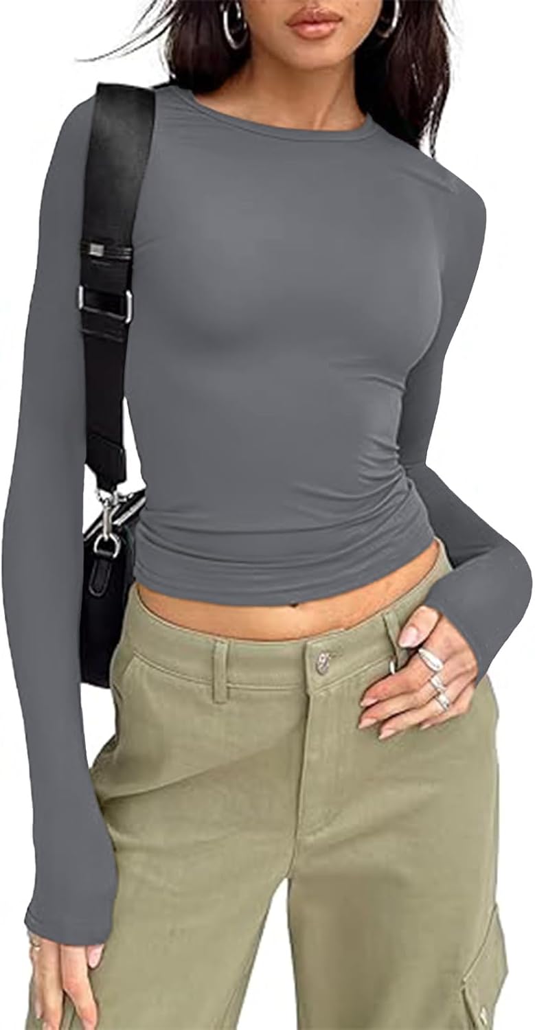Detalle de OOHOKAY Essential Long-Sleeved Top