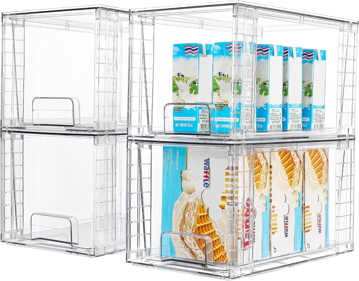 Detalle de Vtopmart 4Pack Pantry Storage Drawers