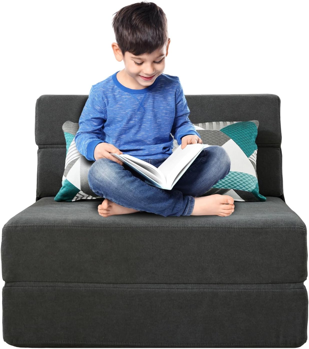 Detalle de ANONER Divano letto pieghevole 70 x 190 cm: memory foam e coperture lavabili per piccoli spazi