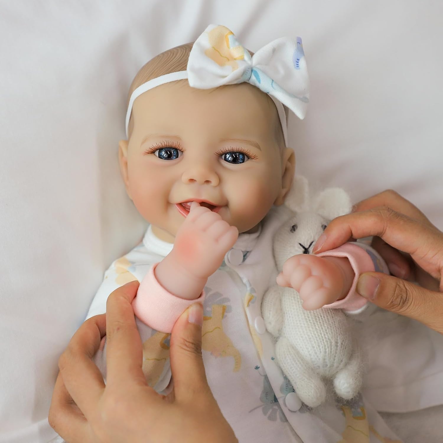 Thumbnail 6 de SCOM Baby Doll Girl, 18-Inch Realistic Soft Body Doll with Accessories