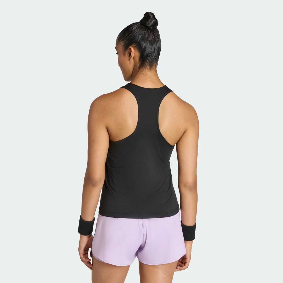 Thumbnail 1 de Camiseta de tirantes y cuello de pico Club Climacool de Adidas (negro)