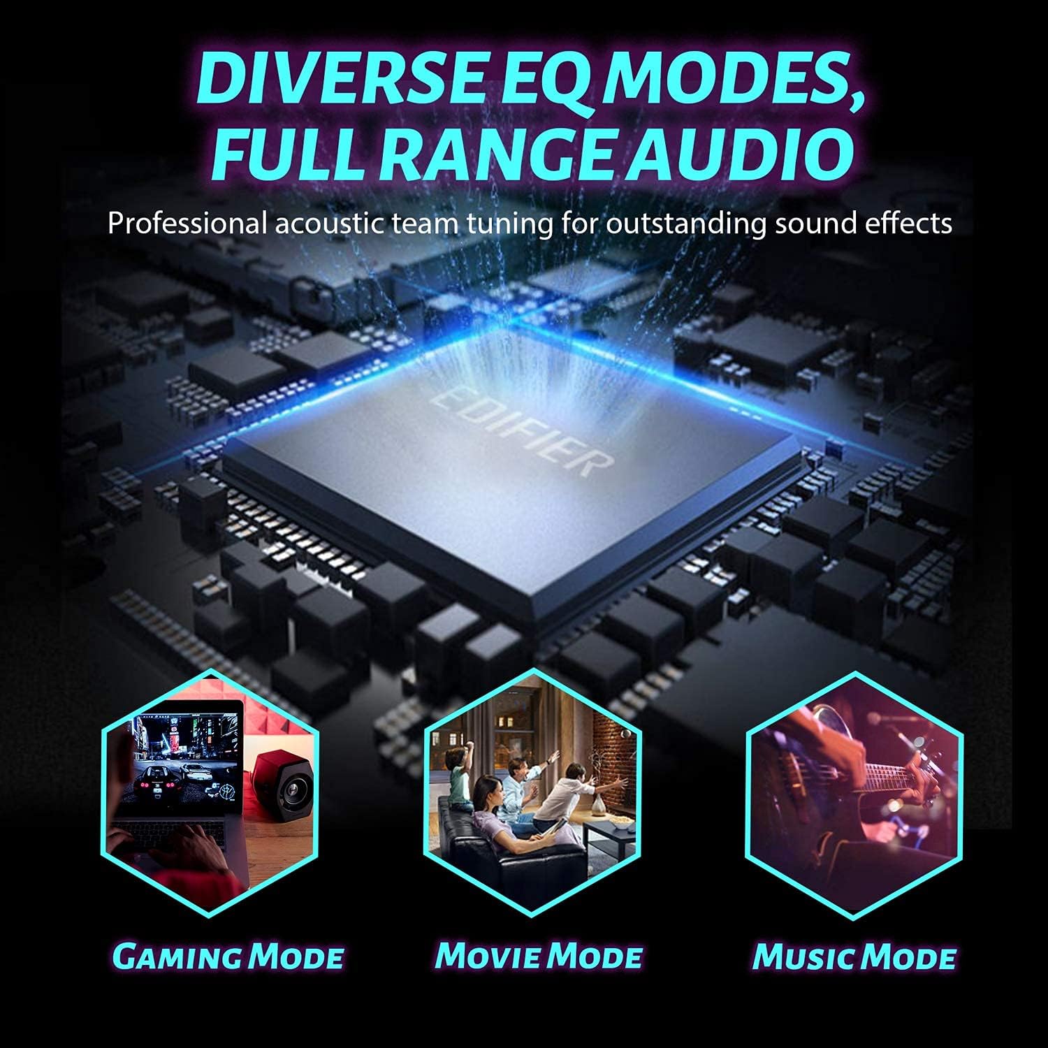 Detalle 2 de Edifier G2000 32W Gaming Speakers
