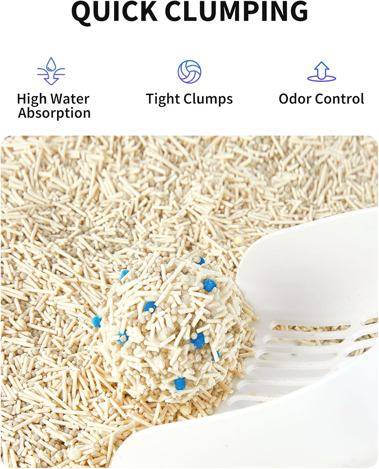 Detalle de PETKIT Tofu Cat Litter: Fast Clumping, Health-Check Content, 2 Pack (4.8kg) — Practical Multi-Cat Litter