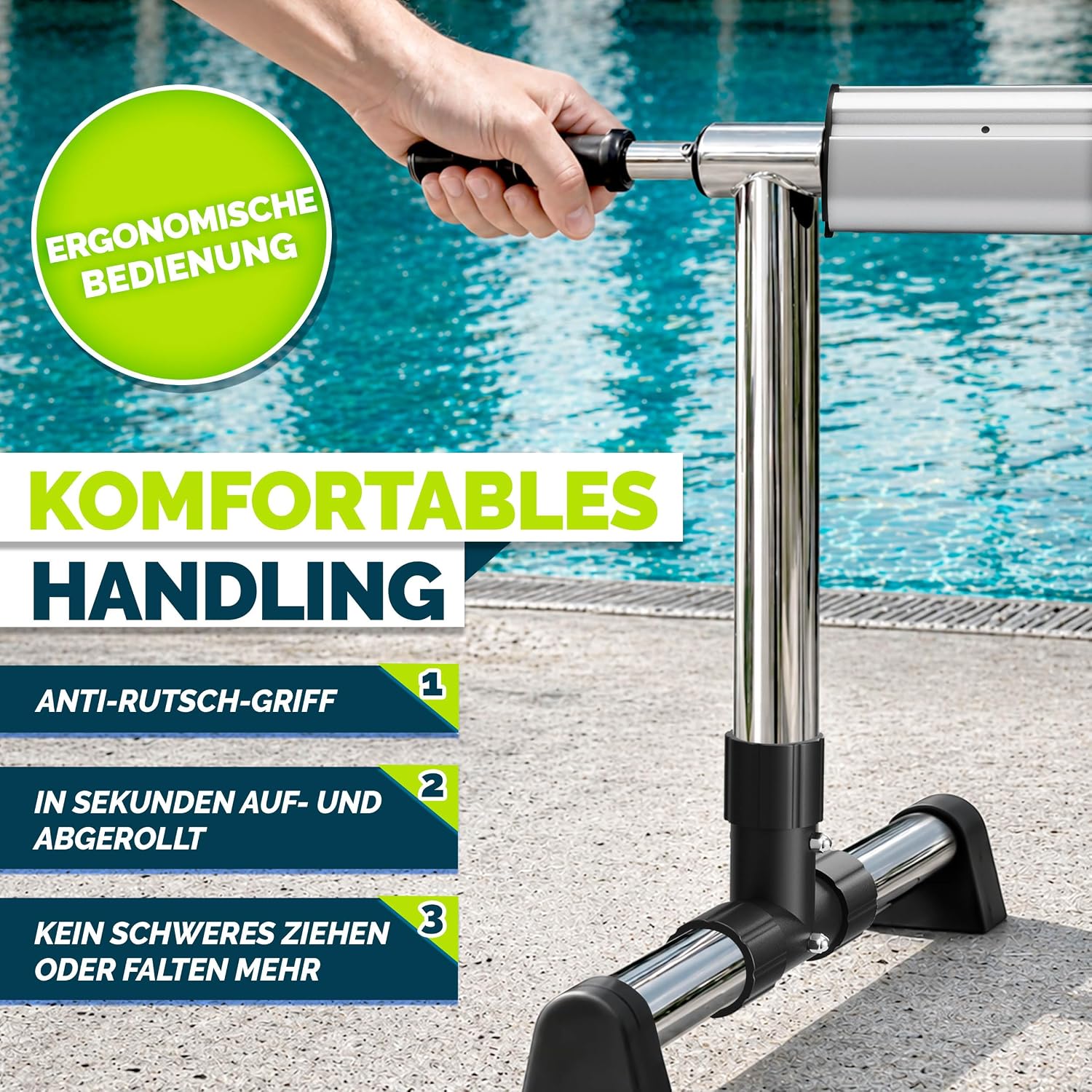 Thumbnail 2 de tillvex PARST zwembadoproller 3–5,70 m met aluminium buis en thermometer
