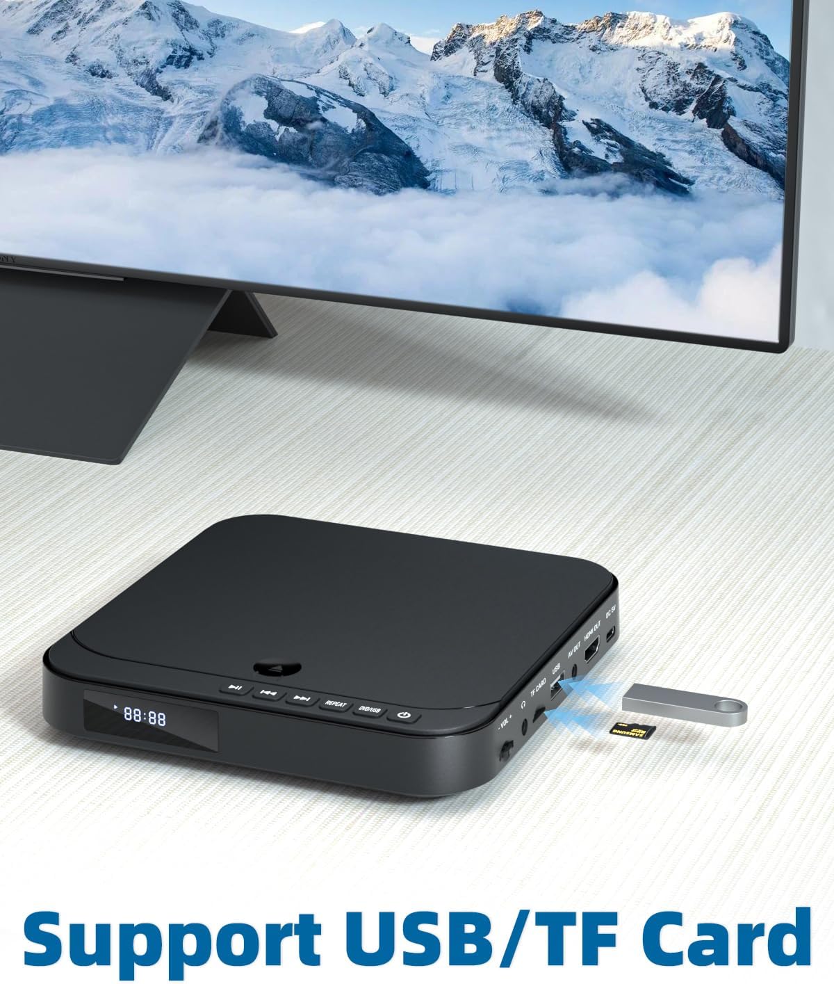 Thumbnail 5 de FELEMAN Lecteur DVD 1080p 📀