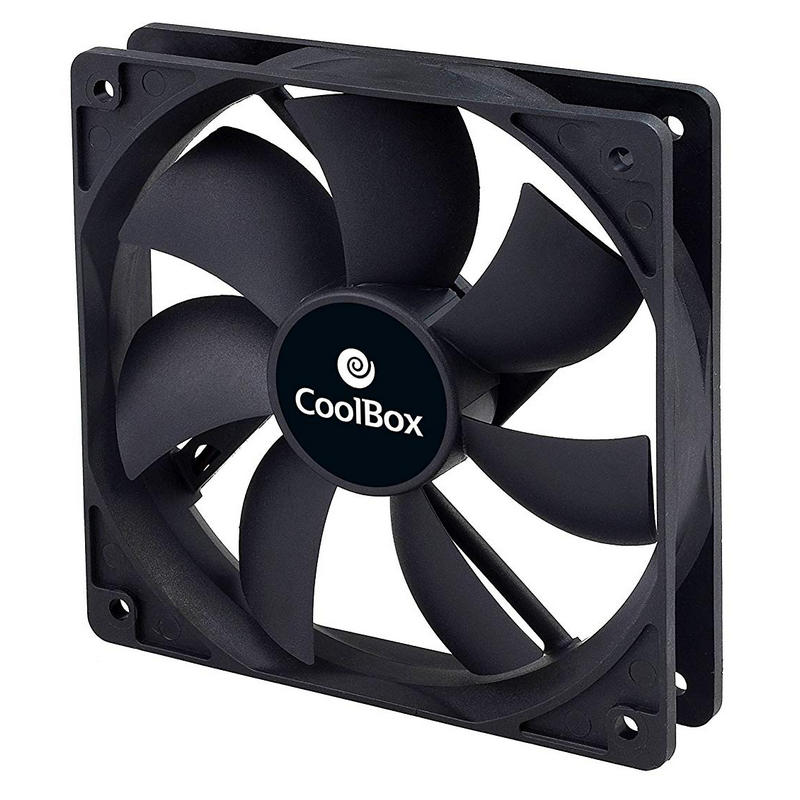 Detalle de CoolBox VEN COO AU120 120mm Negro: ventilador de alto caudal para caja