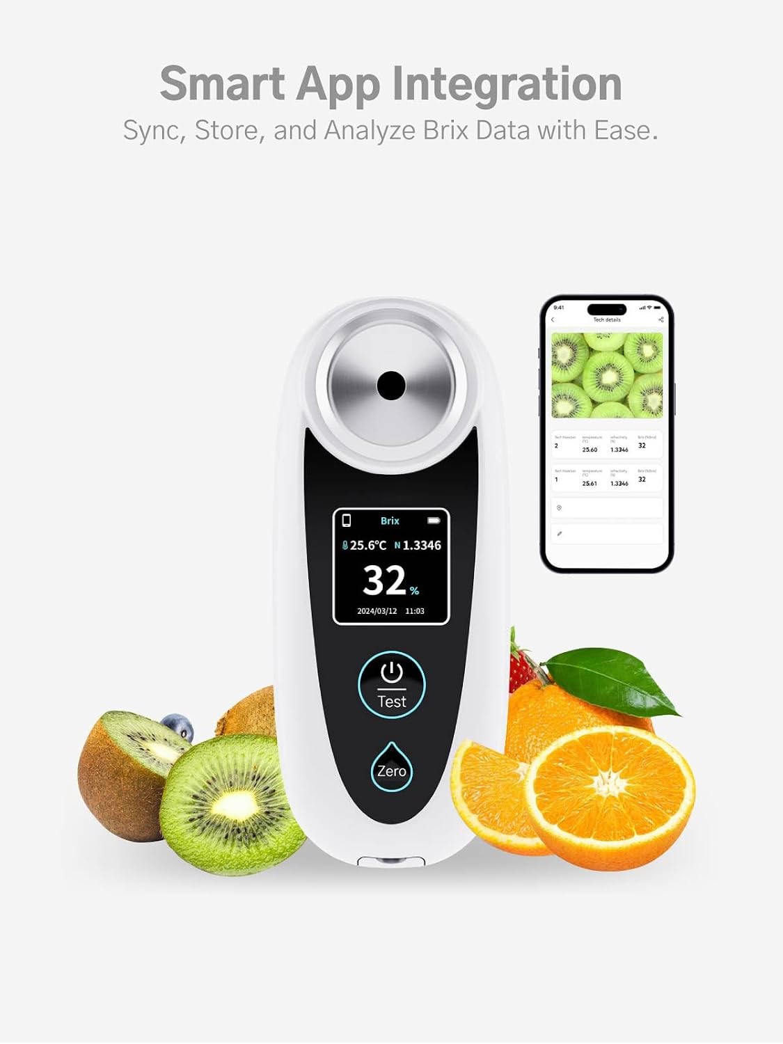 Detalle 2 de Digital Brix Refractometer 0–35%