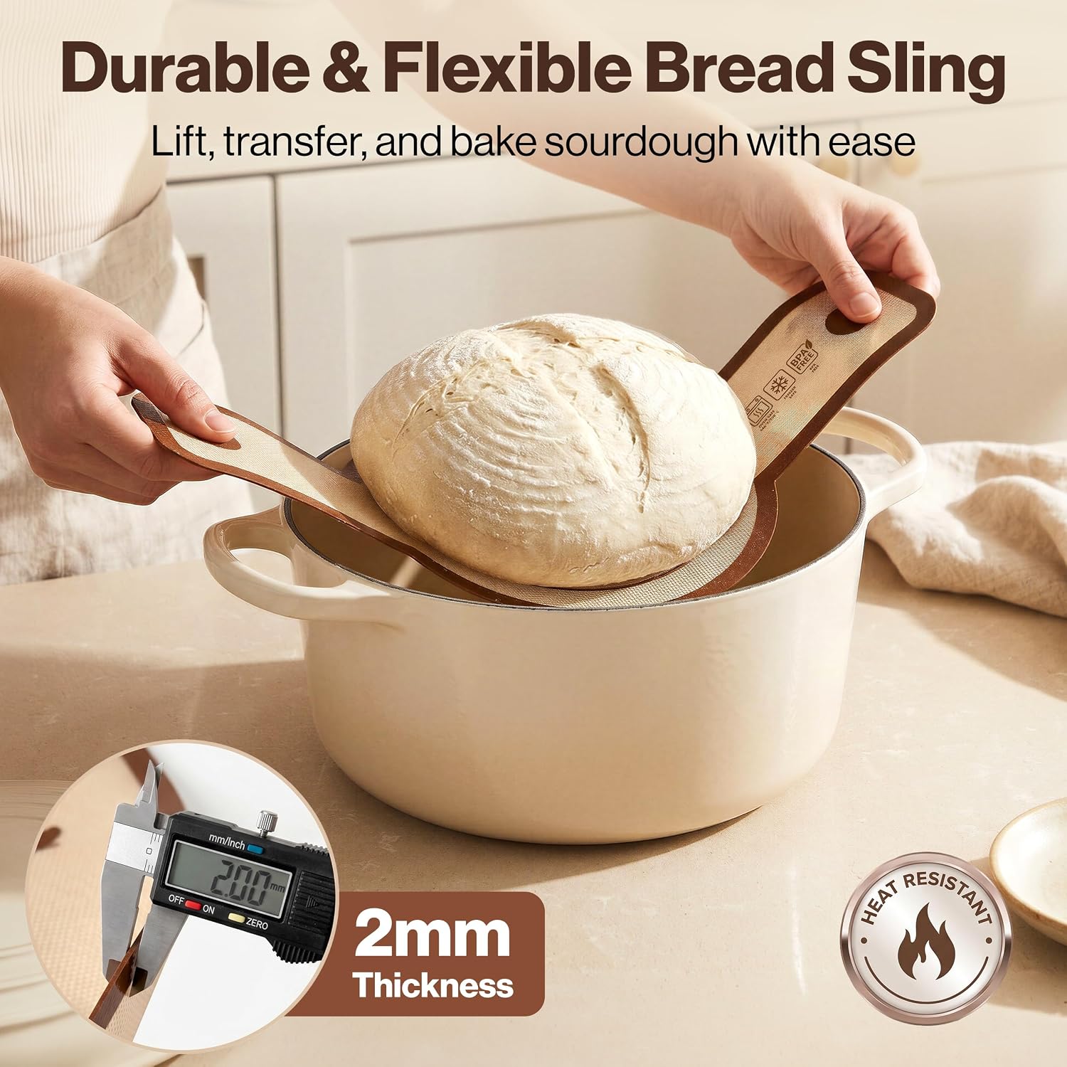 Thumbnail 6 de EDELHAUS Sourdough Starter Kit with Rattan Banneton