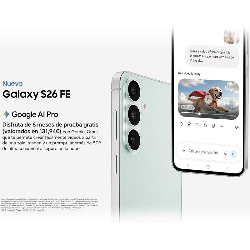 Thumbnail 1 de Samsung Galaxy S26 FE 5G 8GB/128GB (6,7") Negro Grafito: Ficha de compra