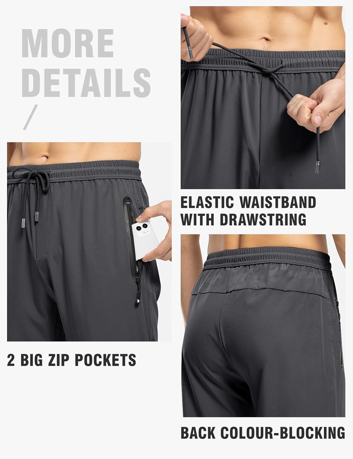 Detalle 2 de Lightweight hiking travel pants