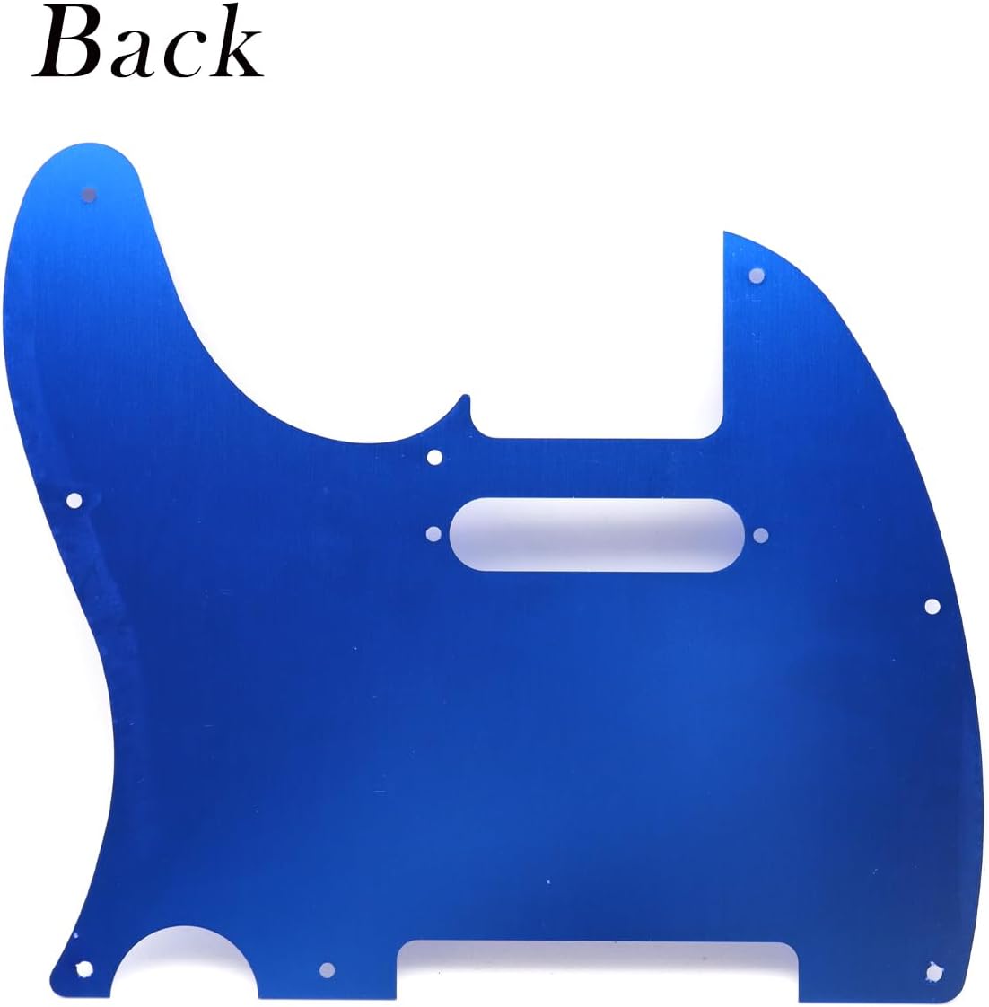 Detalle 2 de Samherome TL PG-Metal 8-Hole Anodized Aluminum Tele Pickguard, Blue