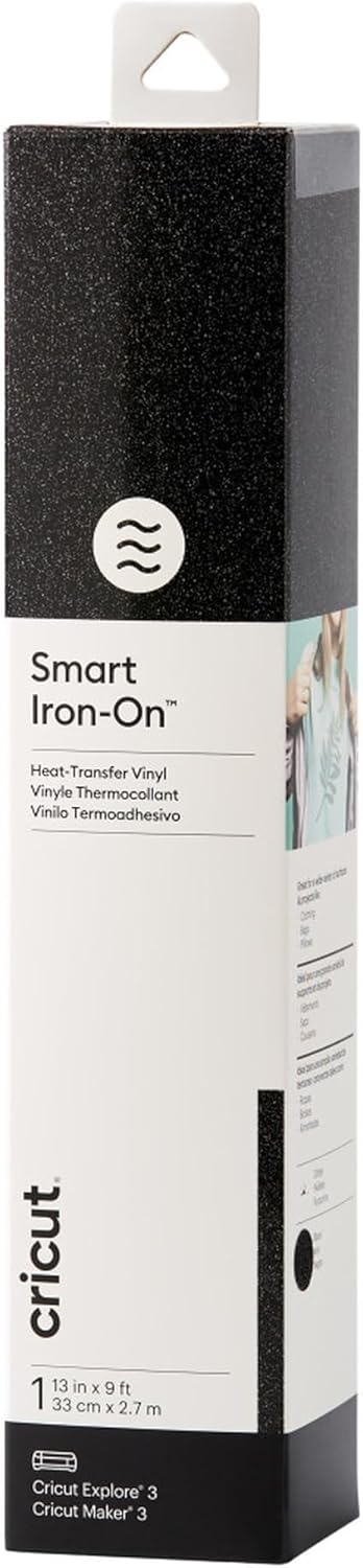 Thumbnail 4 de Cricut 2008681 Smart Iron-On Heat-Transfer Vinyl – holographic blau, 33 cm × 2,7 m (9 ft) – 1 Blatt