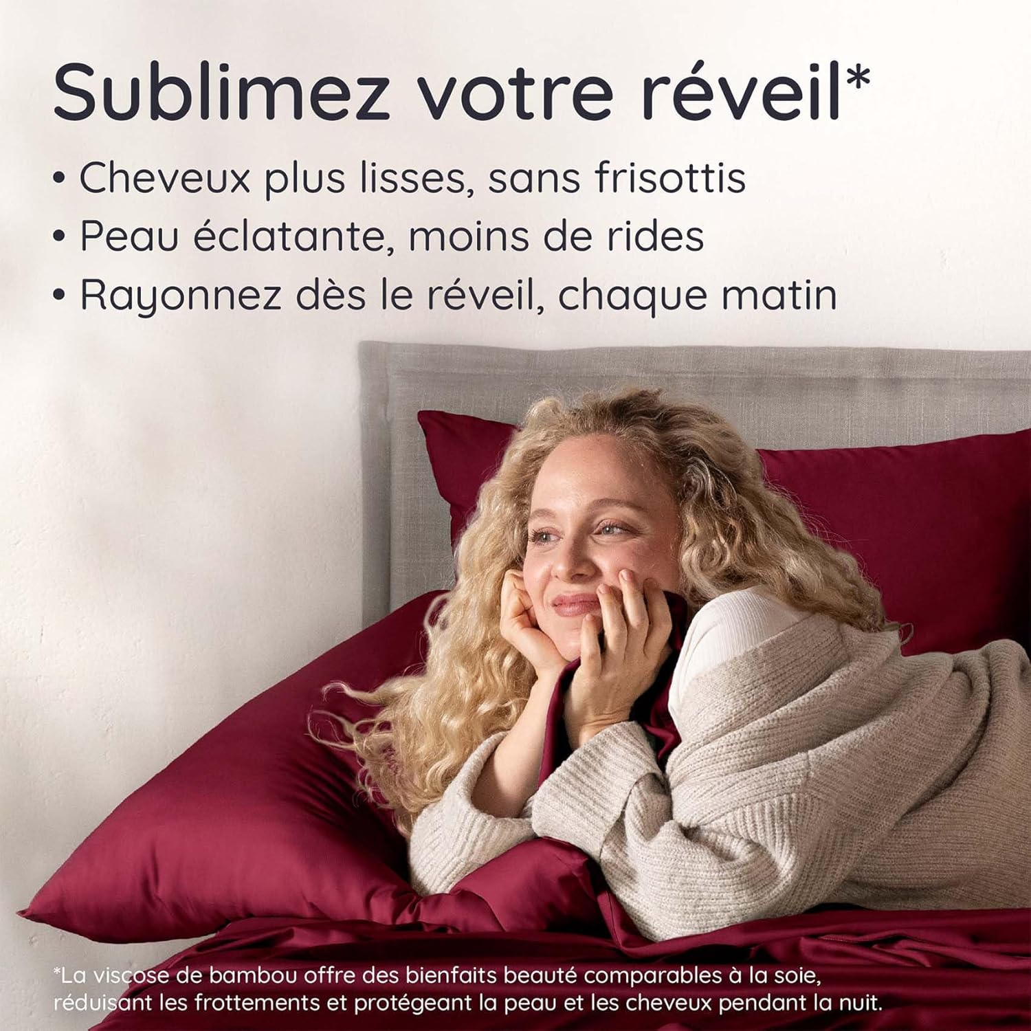 Thumbnail 2 de Bambaw Taie d'oreiller 65x65 Bambou – Lot de 2, hypoallergénique et anti-acariens