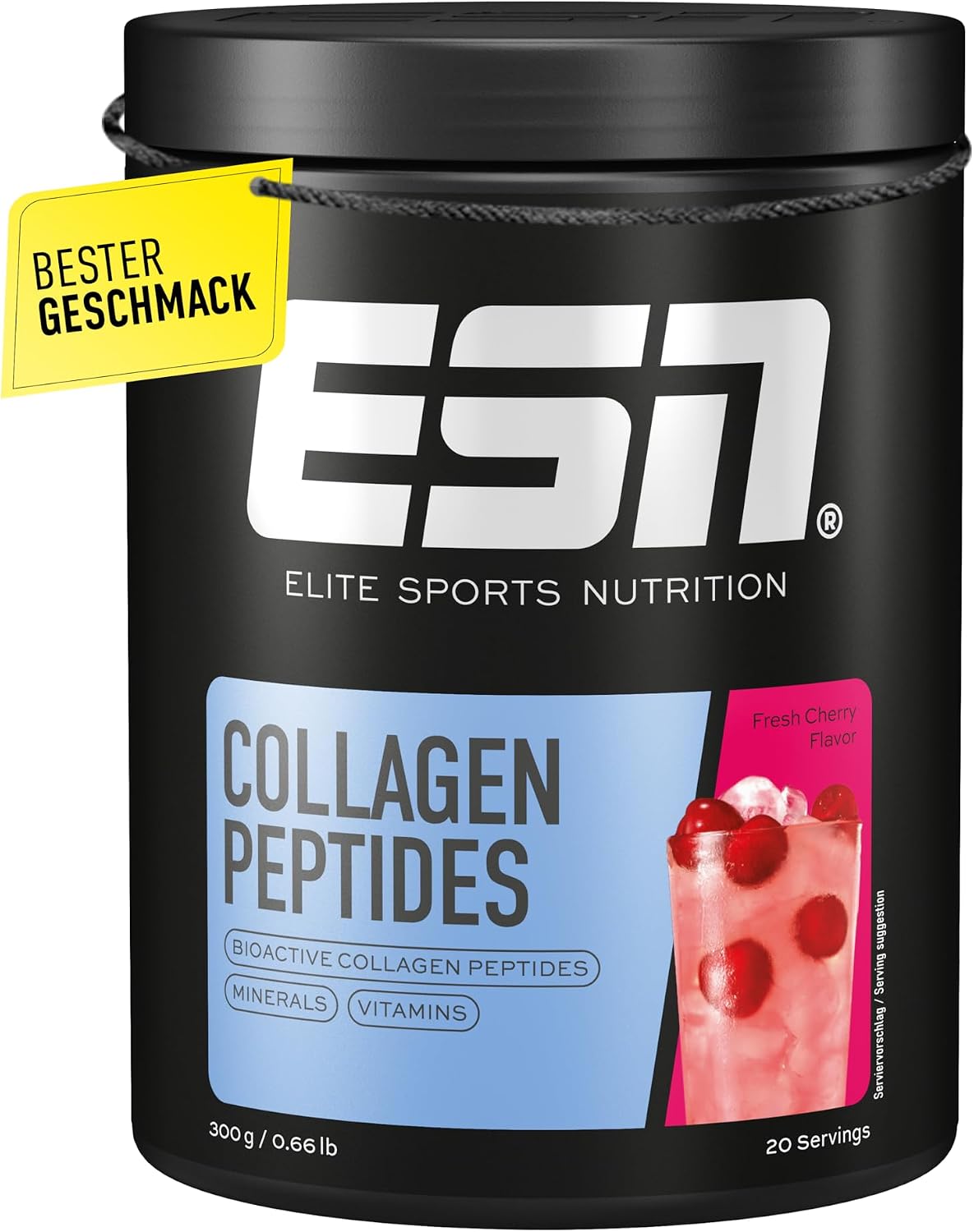 Detalle de ESN Collagen Peptides Natural 300 g – Made in Germany