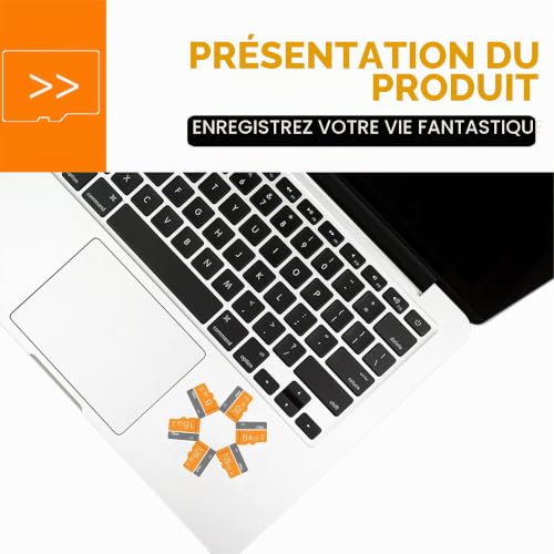 Detalle de gzpddu 128Go Carte mémoire micro avec Adaptateur – Lot 2