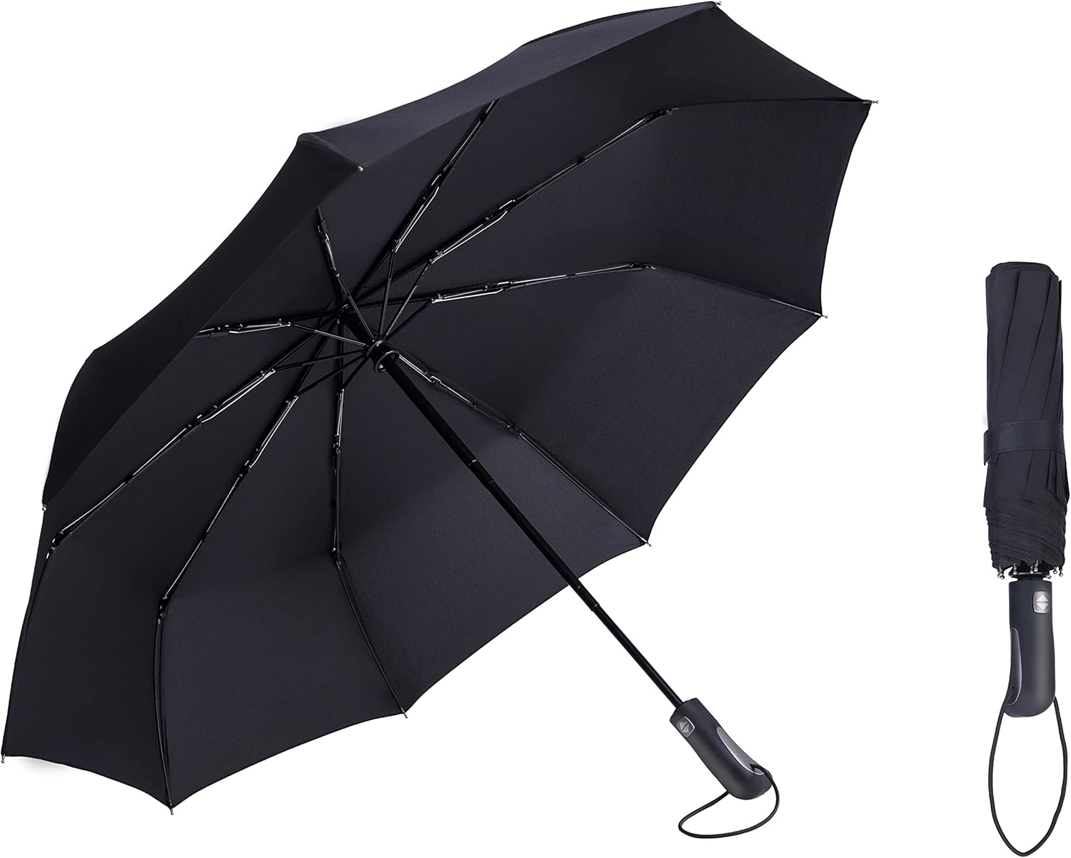 SYNHOK Compact Travel Folding Umbrella – durable windproof mini umbrella with auto open/close