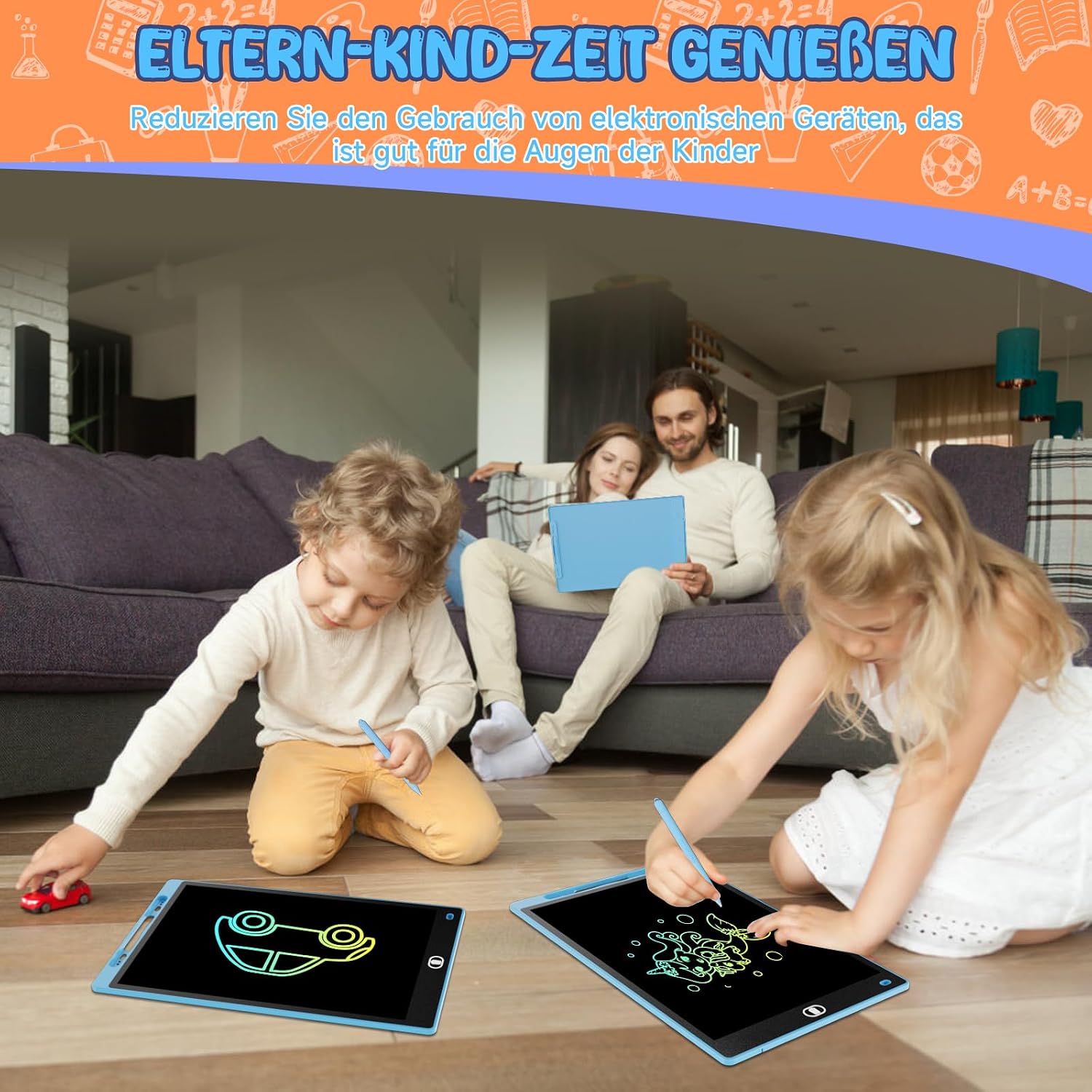 Thumbnail 6 de Electight LCD Schreibtafel 12 Zoll 3er-Set