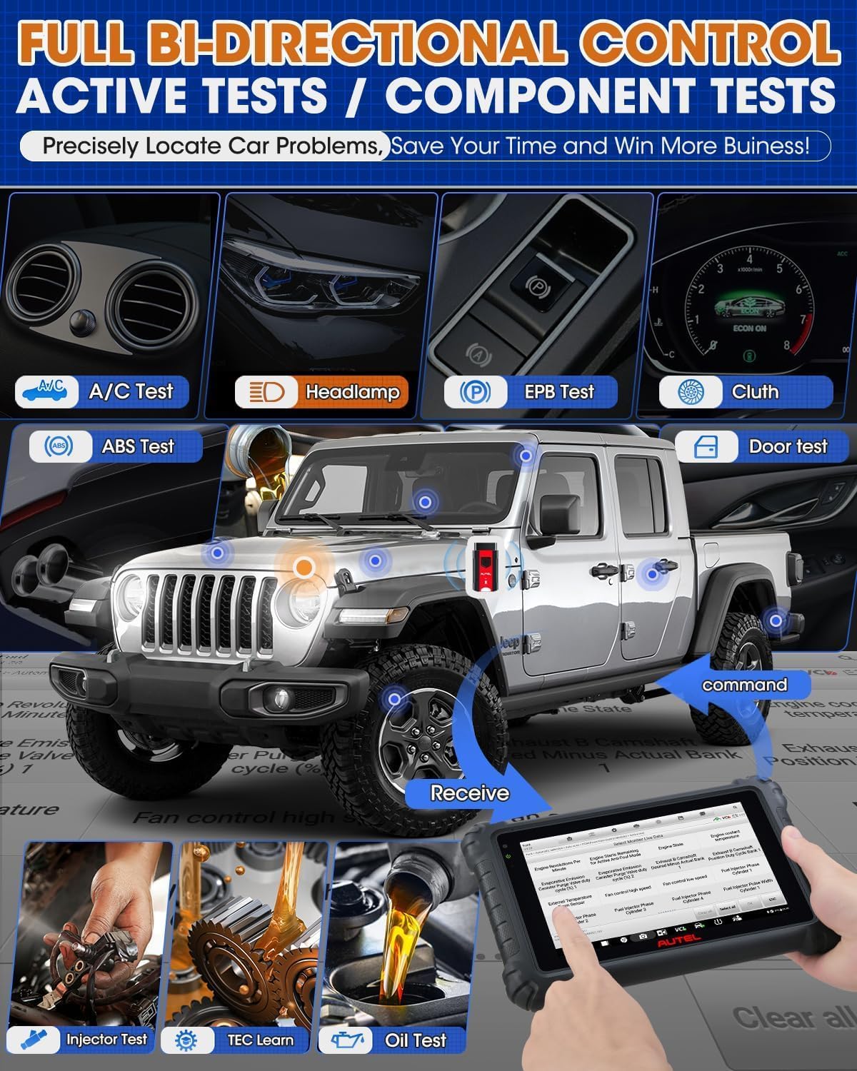 Thumbnail 5 de Autel MK906 Pro MaxiCOM MV108S bidireccional