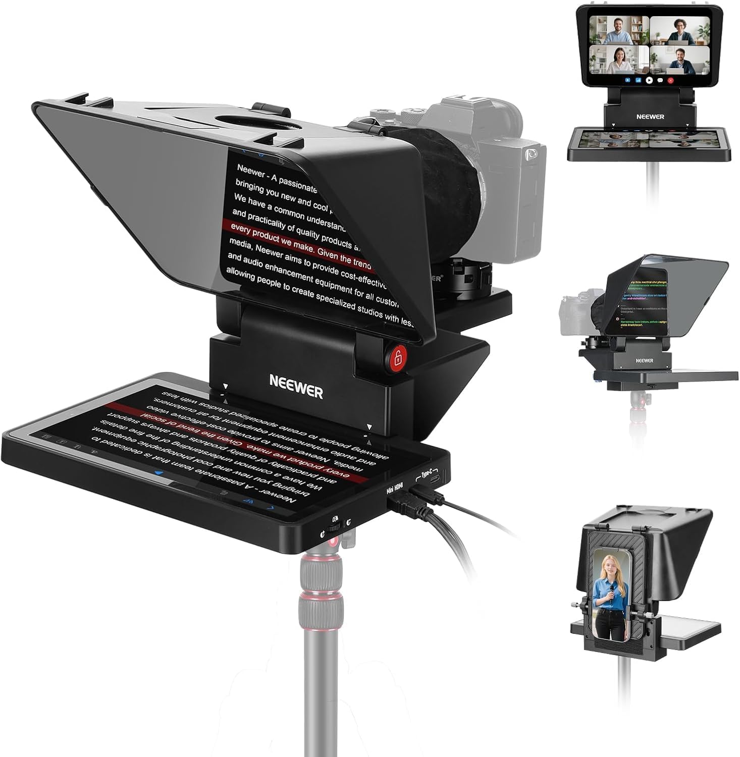 Detalle de NEEWER X11 Teleprompter 11" streaming