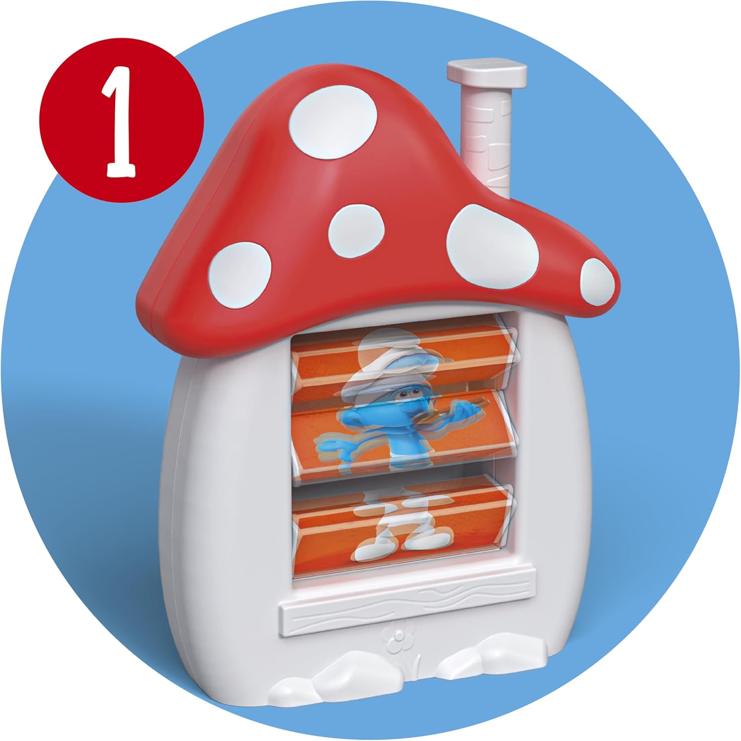 Thumbnail 2 de Schmidt Spiele 40622 – Jeu d’action pour enfants Les Schtroumpfs (exclusif Amazon)