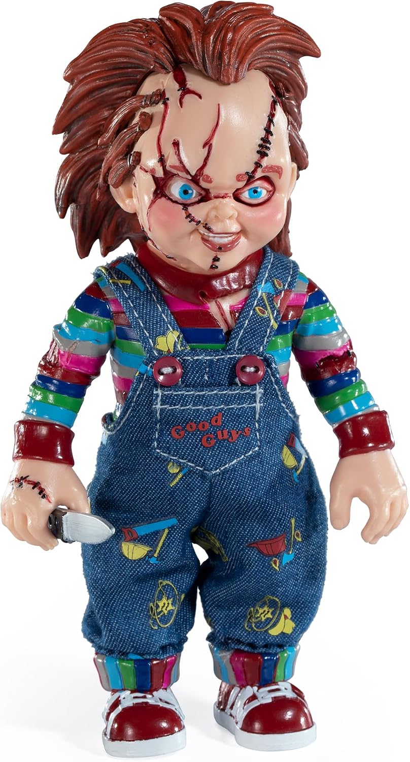 Detalle de The Noble Collection Child's Play Chucky Bendable Figure with Knife
