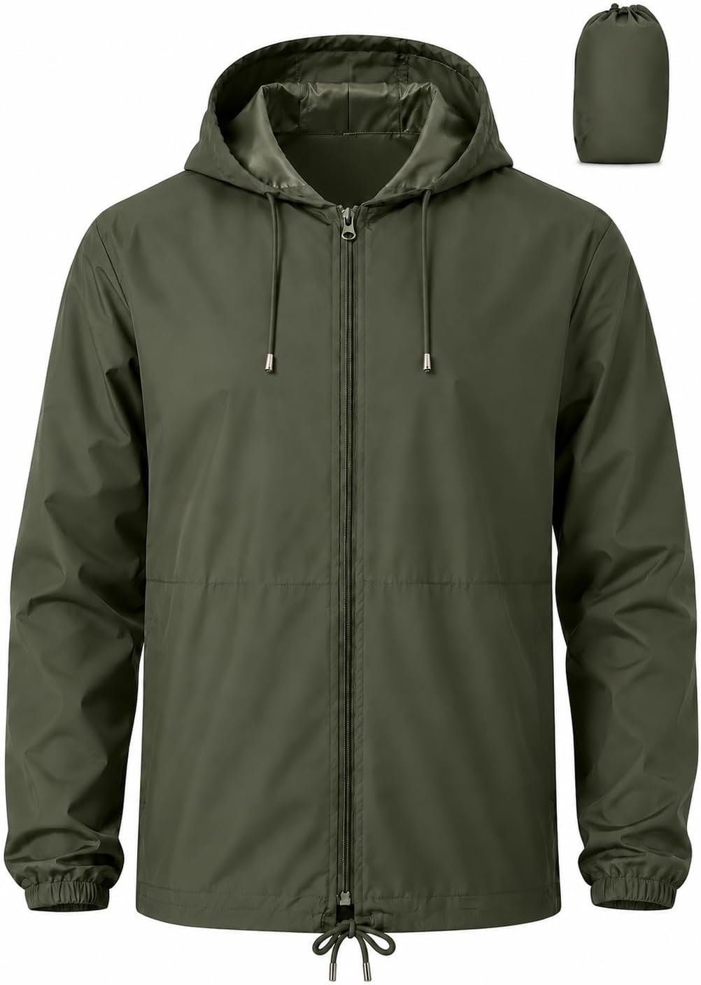Detalle de Uposiut Men's Rain Jacket, S–5XL