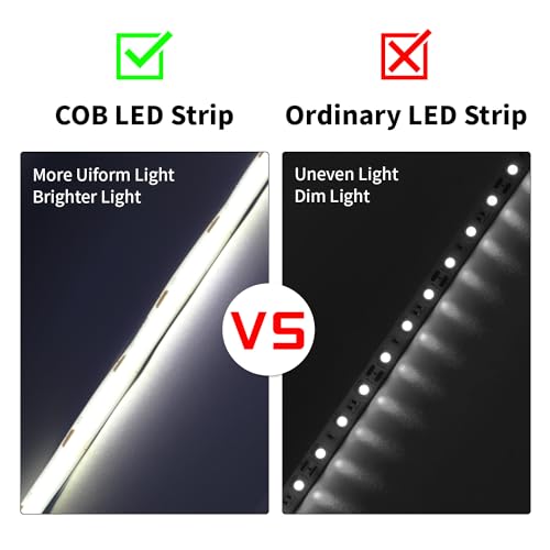 Thumbnail 5 de ShineBurky Striscia LED COB 5V USB 2m 640LED CRI93+ – luce uniforme e discreta per ogni ambiente