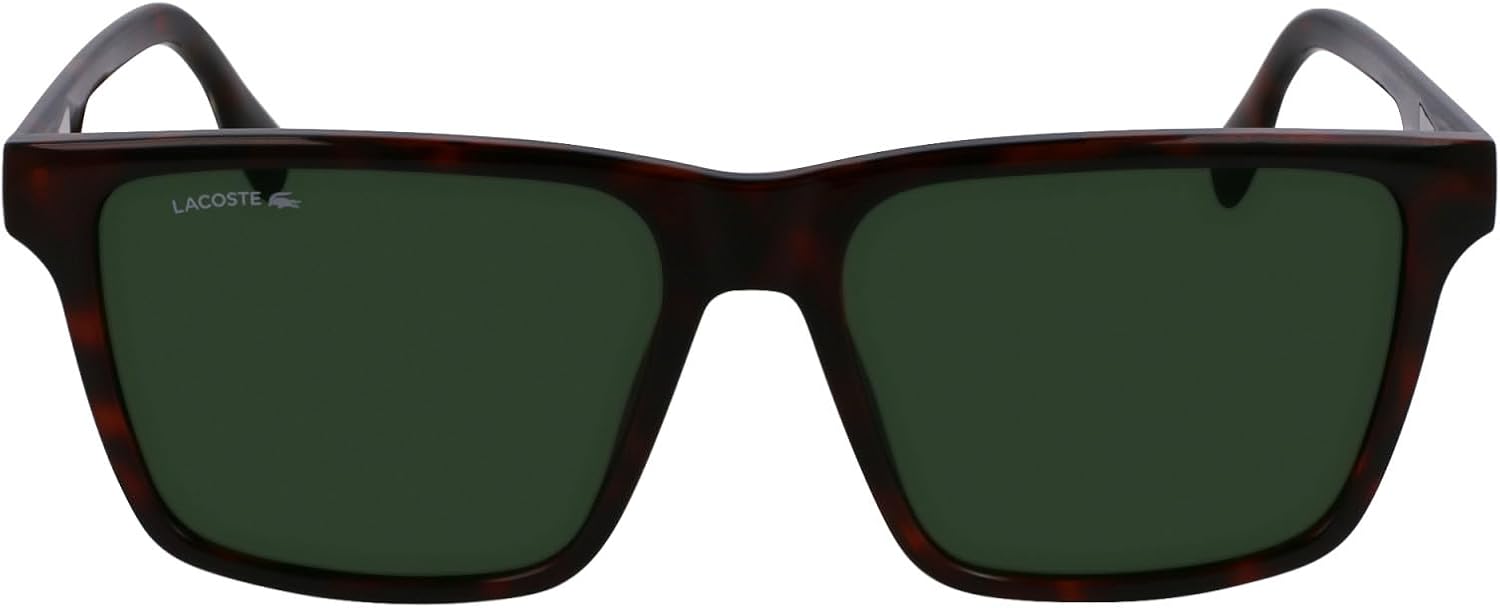 Detalle de Lunettes de soleil Lacoste L6039s N Sunglasses Homme – monture Havana, taille 57