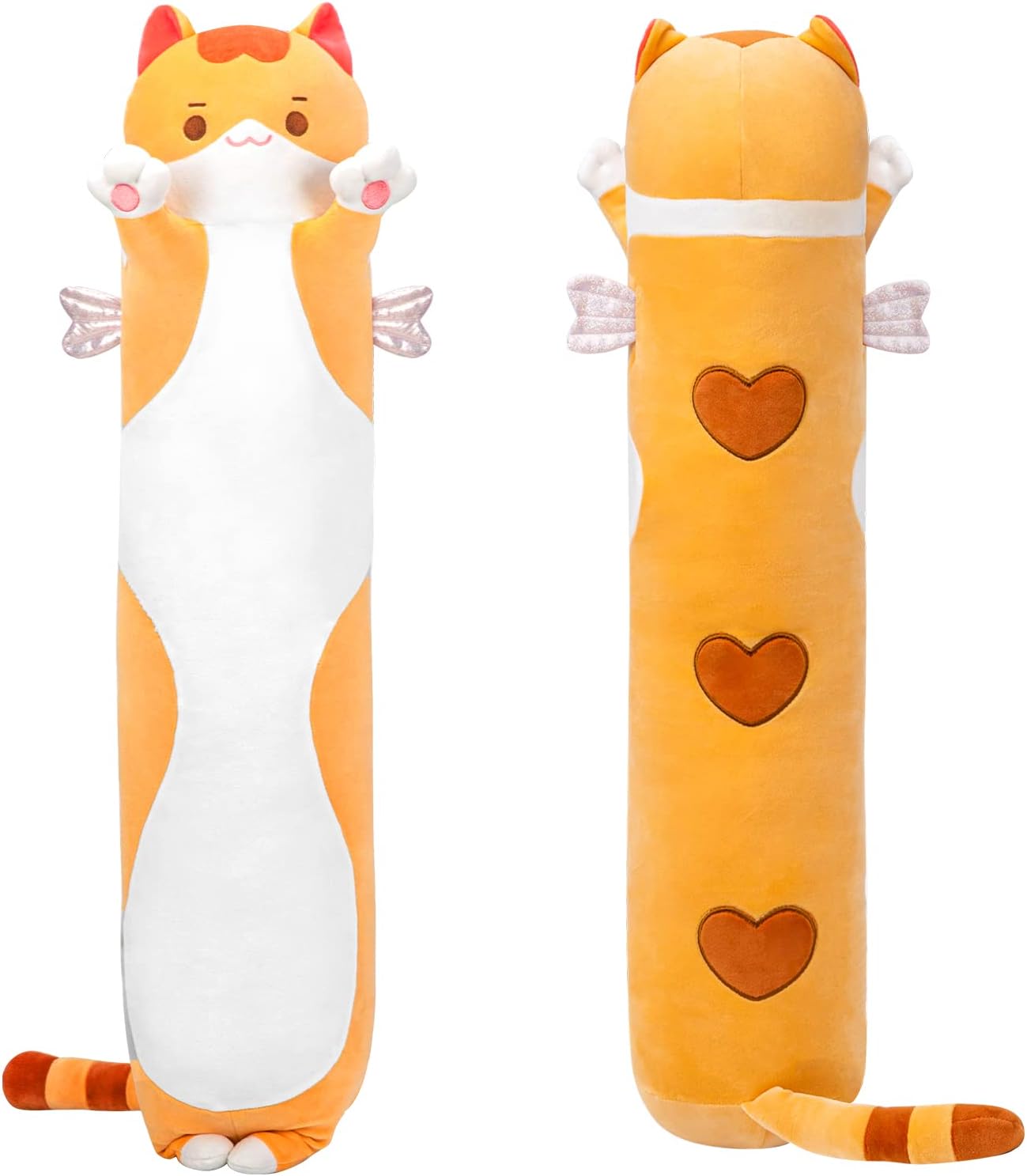 Detalle de Mewaii 130 cm — Peluche Coussin Long Oreiller Chat Kawaii pour Enfant