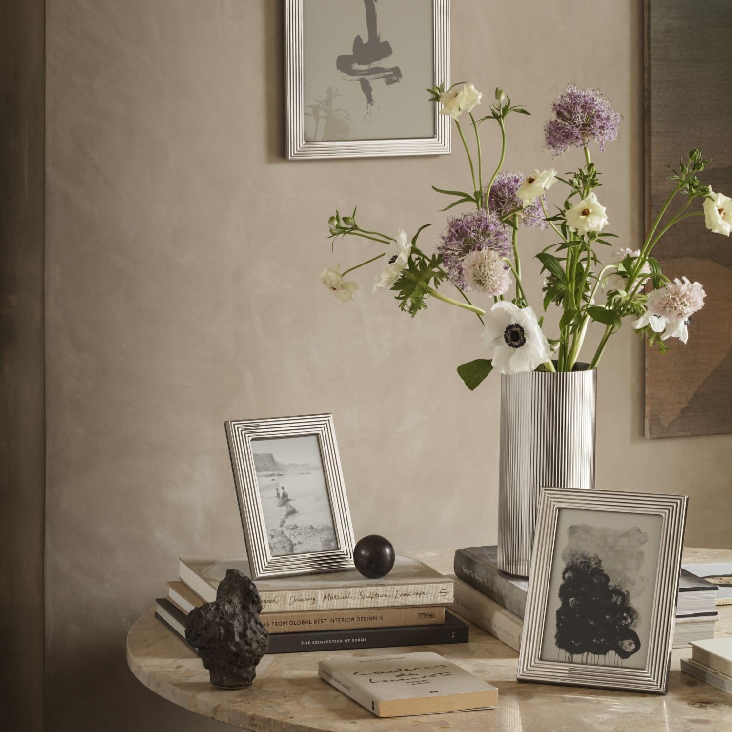 Detalle 2 de Georg Jensen 10020472 Bernadotte Picture Frame, Silver, 18 x 23 cm
