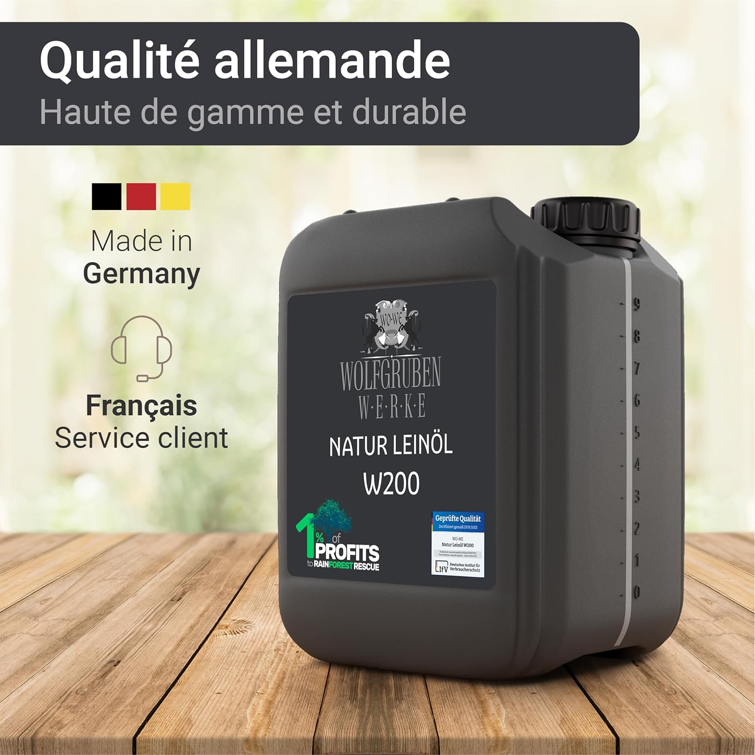 Thumbnail 4 de Huile de lin W200 première pression 5L