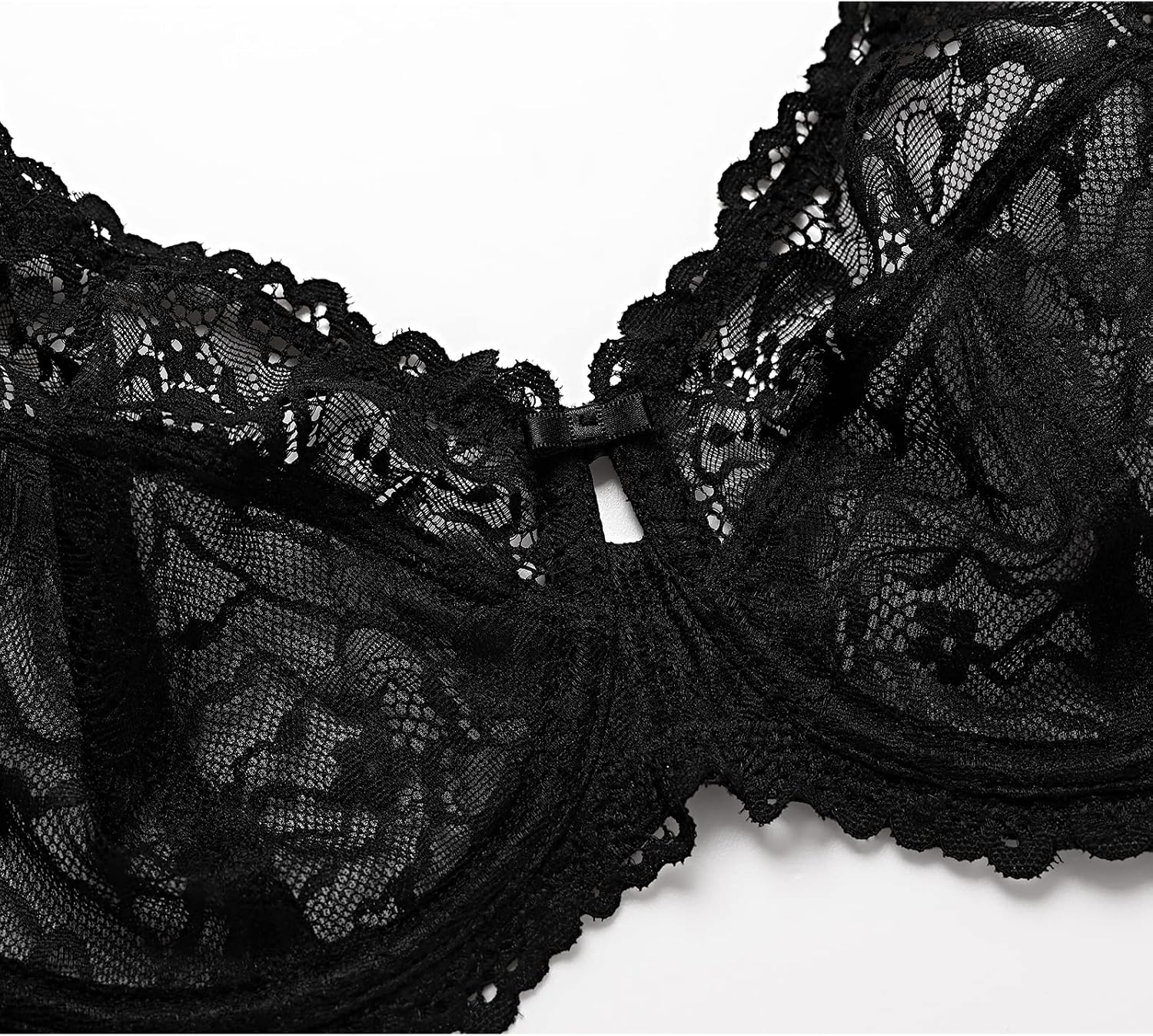 Detalle de DELIMIRA Damen Minimizer-BH in großen Größen (ohne Polster) mit Vollschalen und Spitze
