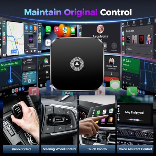 Thumbnail 7 de Adaptador Inalámbrico 2 en 1 Suoxiom para CarPlay y Android Auto (2026) – WiFi dual banda y Bluetooth 5.0