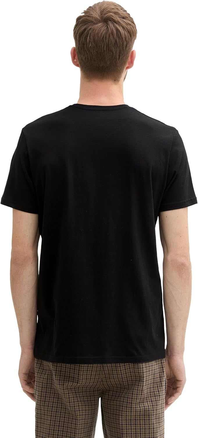 Thumbnail 2 de TOM TAILOR Herren Doppelpack Crewneck T‑Shirt (2er‑Set) in Uni-Farben