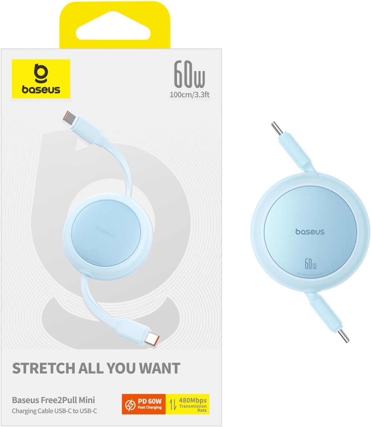 Thumbnail 6 de Baseus Cable USB C 60 W carga rápida