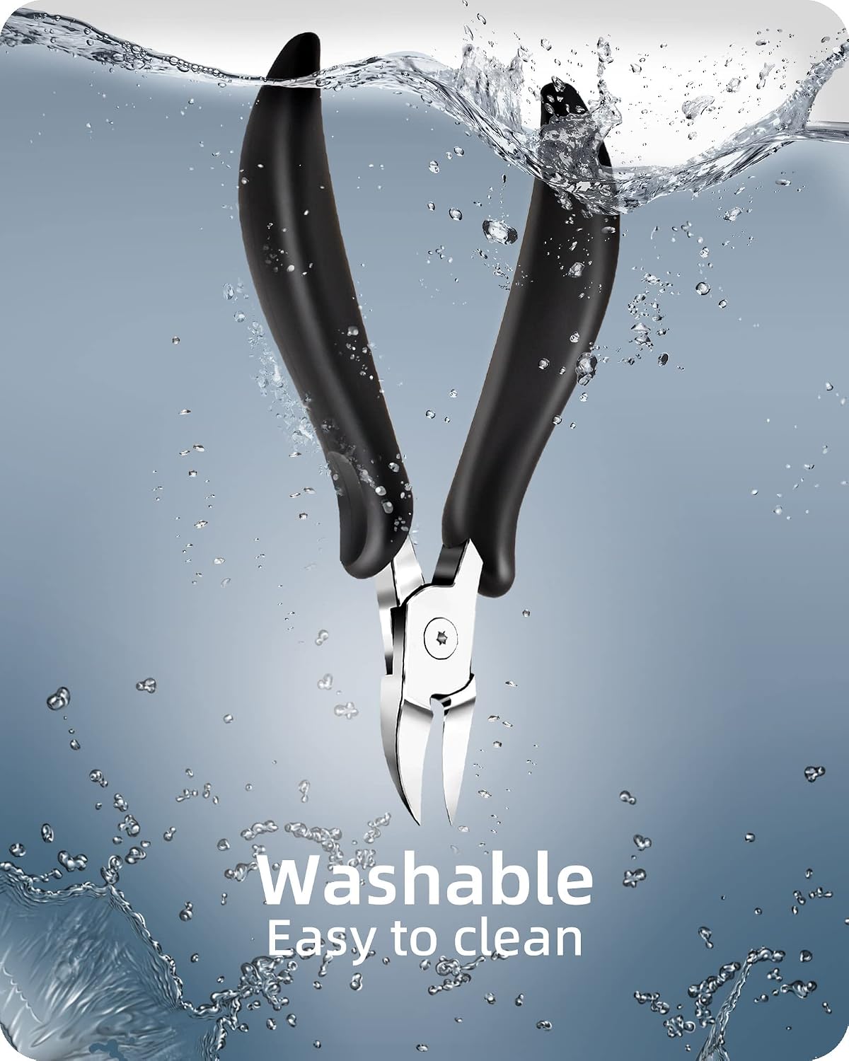 Thumbnail 4 de EBEWANLI Toenail Clippers for Thick Nails and Ingrown Nails – Heavy Duty Stainless Steel Cluver with Non-Slip Grip