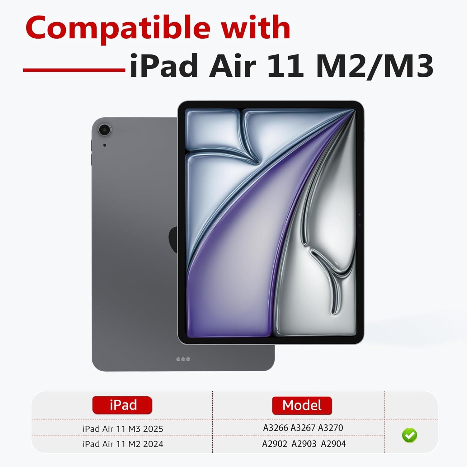 Thumbnail 4 de BERSEM Protector Privacidad para iPad Air 11" M3/M2