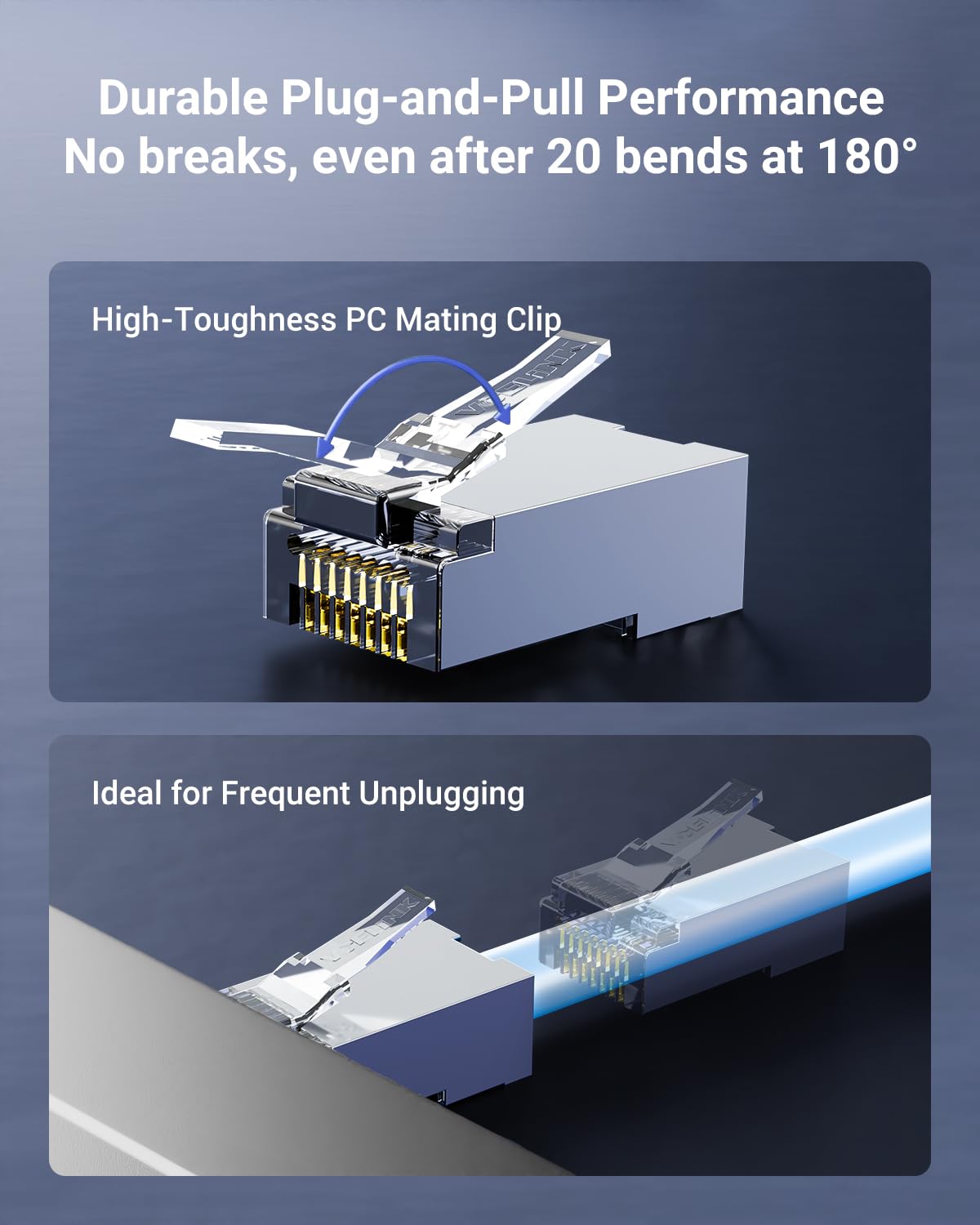 Thumbnail 4 de VCE Cat6 Shielded Pass-Through RJ45 Connectors