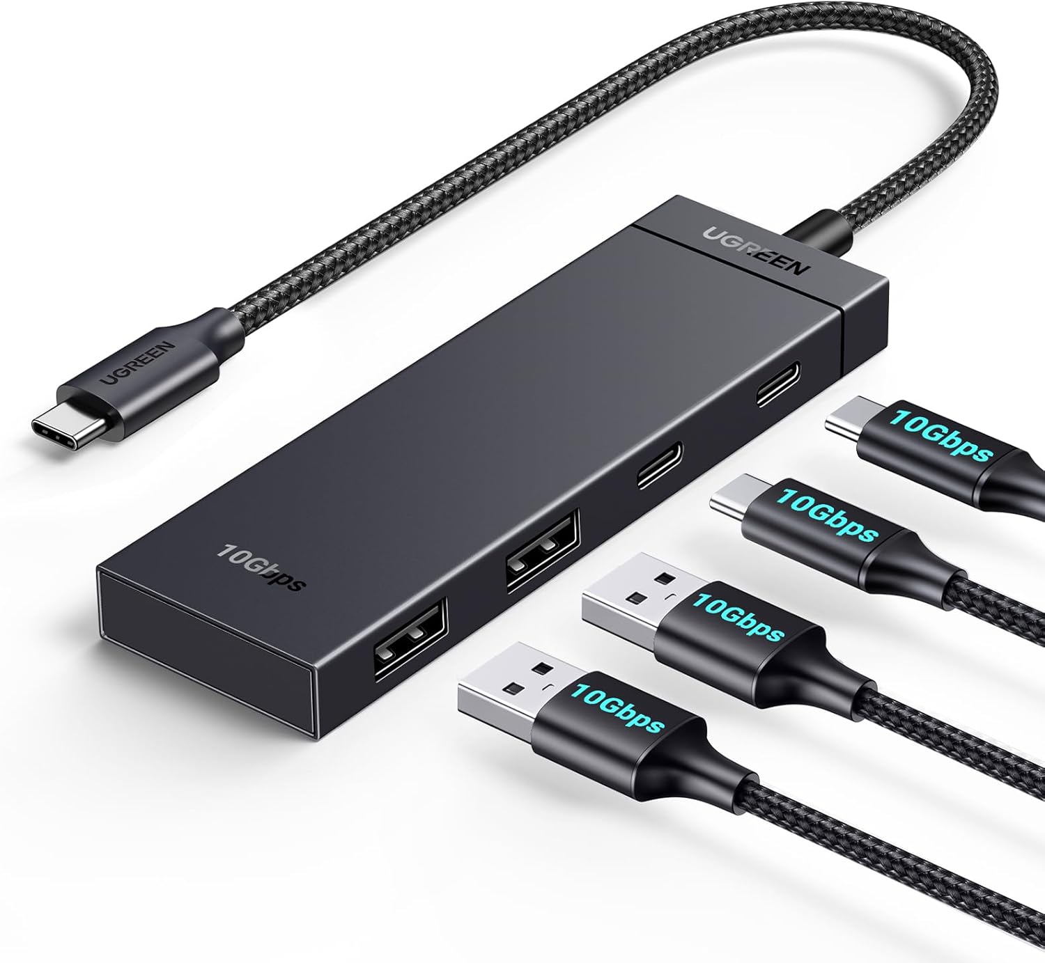Detalle de UGREEN USB C Hub 10 Gbps